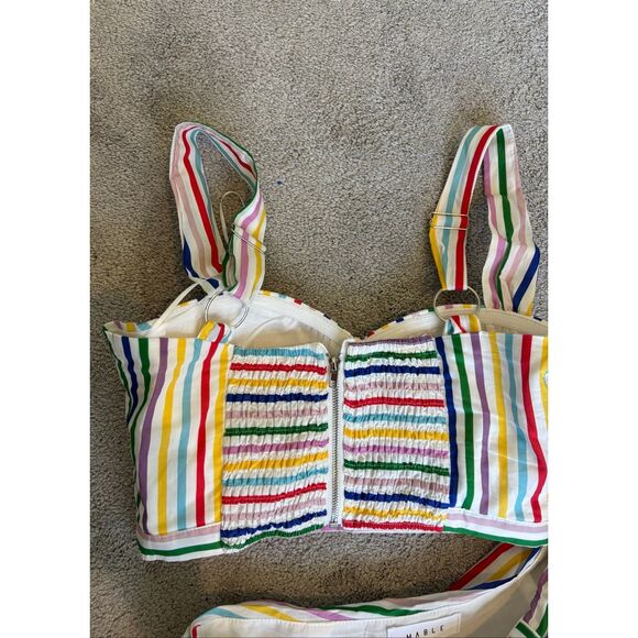 NWOT Anthropologie MABLE 2 piece outfit, Small $128 C37 - Picture 6 of 9